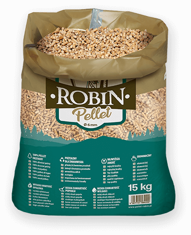 worek pelletu opałowego Robin do kupienia w Zatorze lub sklepie internetowym